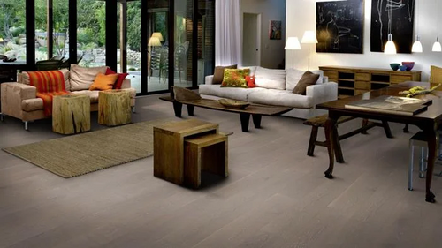 Kahrs Hardwood Classic Nouveau  Collection - Nouveau Taupe - 5" Wide - 1/2" Thick - 73-1/4" - Engineered Click Together Hardwood NOUVEAU SQFT Price : 3.39