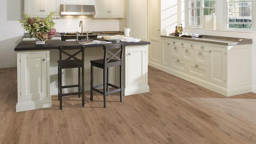 Kahrs Hardwood Beyond Retro Collection - Frozen Hazelnut Strip - 7-7/8" x 95-3/8" x 5/8" - Engineered Click Together Hardwood HAZELNUT