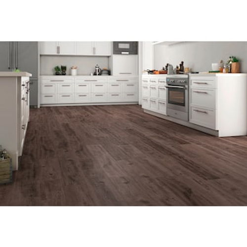 Major Brand Name - Sierra Brown Oak -  7.55" x 50.62" Click Together Laminate 56097 room