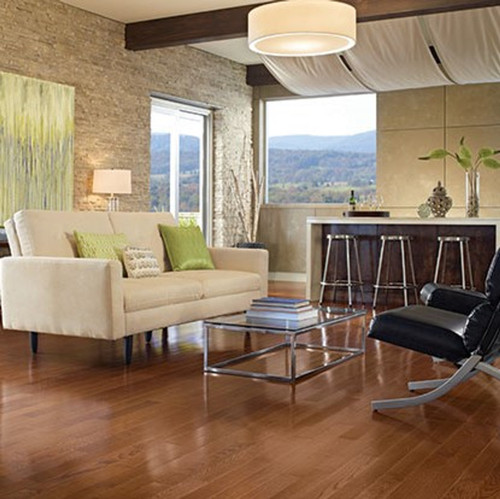 Somerset Hardwood Mocha 3.25" Wide 3/4" Solid Hardwood Flooring PS9995MOX - Sample
