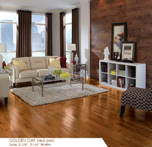 Somerset Hardwood - Golden Oak 3 - 1/4" Wide 3/4" Solid Hardwood Flooring PS9995GOX room