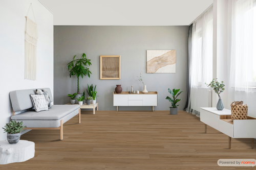 Midvale Oak - Rigid Core - 7"x48" Waterproof Luxury Vinyl Plank Flooring with Attached Pad MIDVALE