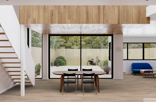 Shaw - Odyssey Collection - Light Natural - 12mm Thick - 8.03" x 47.64" Click Together Laminate Flooring 02018 SQFT Price : 1.59 room