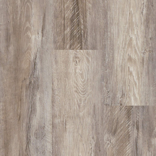 Major Big Box Brand - Highguard Silver Rigid Core Waterproof Flooring with Attached Pad 7.17" x 48.03" HLS042 - Sample