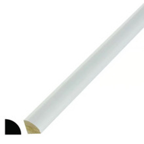 White Primed Shoe Mold-Quarter Round 1/2" x 3/4" x 8 foot Lengths SQFT Price : .90
