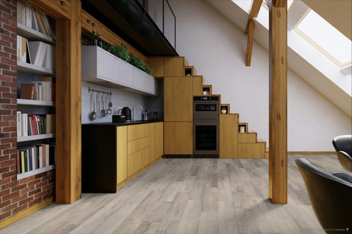 Legante Flooring - Chambery Collection - Ash Oak - 7" x 48" Rigid Core Waterproof Luxury Vinyl Flooring with Attached Pad ASH SQFT Price : 2.89 room