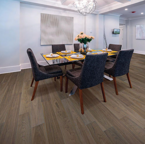 SUPER PREMIUM QUALITY - Shaw Coretec Scratchless - Ansley Walnut - Waterproof Vinyl Luxury Plank Flooring 7" x 48" UV67403013 SQFT Price : 3.39 room