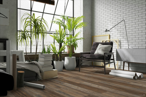 Major Brand - LuxePlank Western Oak - Rigid Core - Waterproof Flooring with Attached Pad 7.24" x 48.03" Waterproof Luxury Vinyl Plank Flooring HLS256 SQFT Price : 2.99