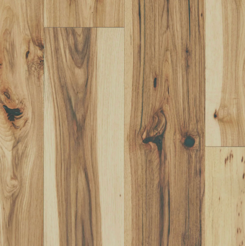 WATERPROOF HARDWOOD - Shaw Floorte Exquisite Natural Hickory 7.5" x Random Lengths Waterproof Engineered Hardwood Flooring with Attached Pad 02042 - Sample