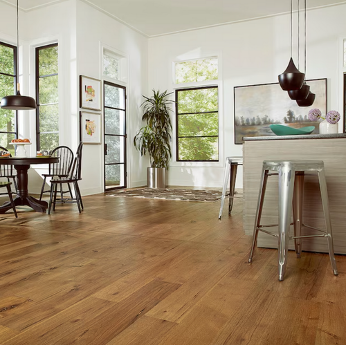 Pergo Woodcraft Hardwood Glenwood Springs Hickory Click Together 7" Wide Engineered Hardwood SQFT Price : 3.39