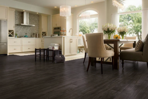 KOLAY Luxury Vinyl Loose Lay ( Free Lay ) Waterproof Flooring 9" x 48" Espresso KSG10-8 SQFT Price : 2.39 room