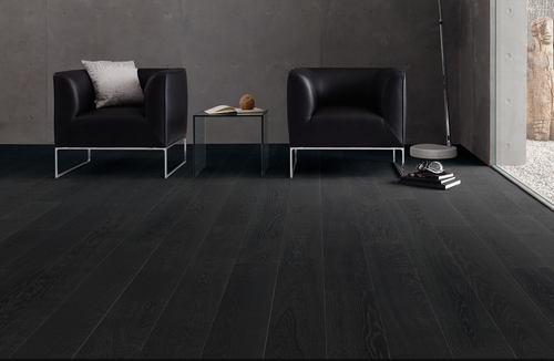 SUPER PREMIUM QUALITY - Kahrs Hardwood Oak Nouveau Collection - Oak Charcoal - 7-7/8" x 95-3/8" x 5/8" - Click Together Engineered Hardwood Charcoal SQFT Price : 3.89