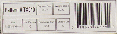 Congoleum Triversa Prime - Autumn Glow - 7" x 48" Luxury Vinyl Plank with Attached Pad TX010 SQFT Price : 3.69