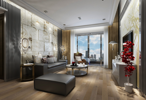 Baroque Flooring - Wellington - Fabric Oak - 5" x Random Lengths Engineered Hardwood Flooring WN-TW SQFT Price : 3.39 room