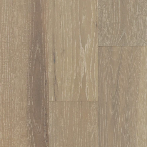WATERPROOF HARDWOOD - Shaw Floorte Exquisite Beige Hickory 7.5" x Random Lengths Waterproof Engineered Hardwood Flooring with Attached Pad 01052