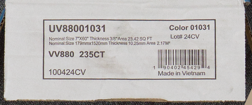 CORETEC Originals Premium Collection Delicate Oak - 10.25mm Thick 7" x 60" Waterproof Luxury Vinyl Plank with Attached Soft Step Pad 01031 SQFT Price : 3.99