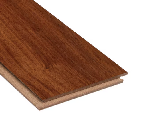 WATER RESISTANT - Home Legend - Santos Mahogany - 5" Wide Exotic Click Together Engineered Hardwood Flooring HL171H SQFT Price : 1.99