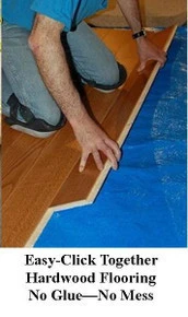 WATER RESISTANT - Home Legend - Brazilian Walnut Gala - 5" Wide Exotic Click Together Engineered Hardwood Flooring HL193H