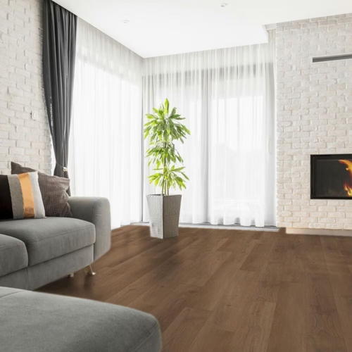 Cali Floors Pacifica Collection - Surfwood Pacifica - 10mm - 7.69" x 47.81" Waterproof Laminate With Attached Pad 1200 room