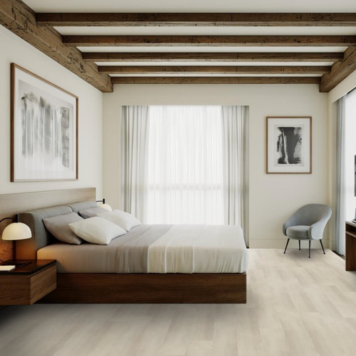 Shaw Commercial Grain Floating - Alablaster- 7" x 48" Luxury Vinyl Plank V043600150