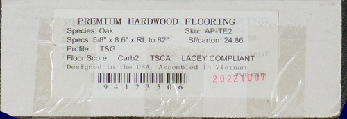 Baroque Flooring - Tellelton Oak 8.6" Wide x 5/8" Thick - Engineered Hardwood Flooring