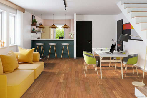 Home Legend - Matte Cumaru Tropic - 5" Wide 1/2" Thick Exotic Engineered Hardwood Flooring room