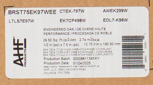 Robbins Armorwood - Cool Hue - 7.5" Wide 1/2" Thick Engineered Hardwood label