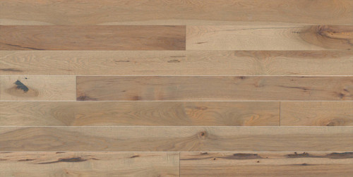 Mullican Value Grade Collection - Sawn Hickory Greystone 5" Wide 1/2" Engineered Hardwood Flooring