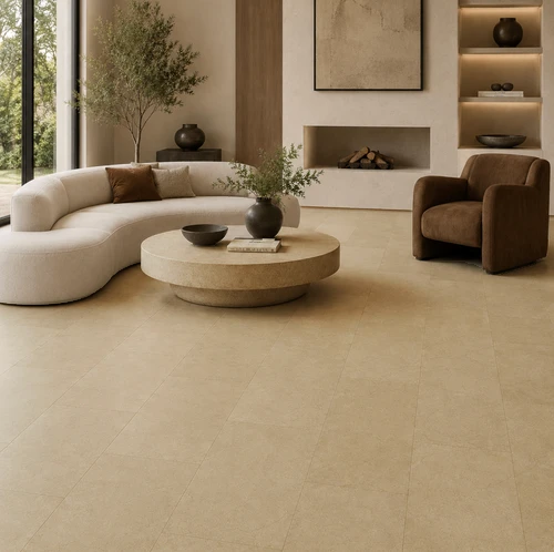 Shaw Patcraft Earthen Collection - Honey - Waterproof Vinyl Luxury Tile Flooring room