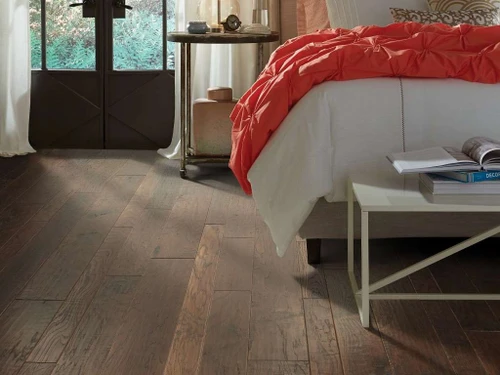 Shaw Leesburg 5 Weathered Saddle - 5" Wide -  3/8" Thick Hand Scraped Engineered Hardwood SH0303W00941 SQFT Reg Price : 2.69 SQFT Price : 2.69 room