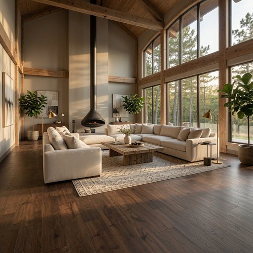 COREtec Anything Goes XL Enhanced Monroe Oak 9" x 72" Waterproof Luxury Vinyl Plank Flooring room