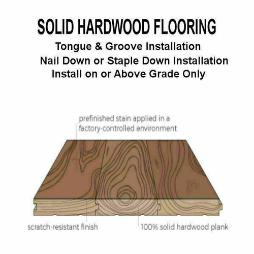 solid hardwood