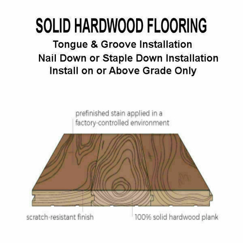 solid hardwood