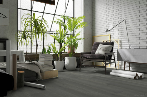 Mohawk TecWood Vintage Elements Armor Oak 7" Wide 1/2" Thick Engineered Hardwood room