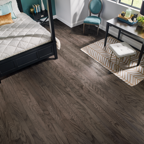 Hartco Prime Harvest Oak Oceanside Gray - 1/2" Thick 3" Wide Engineered Hardwood Flooring room