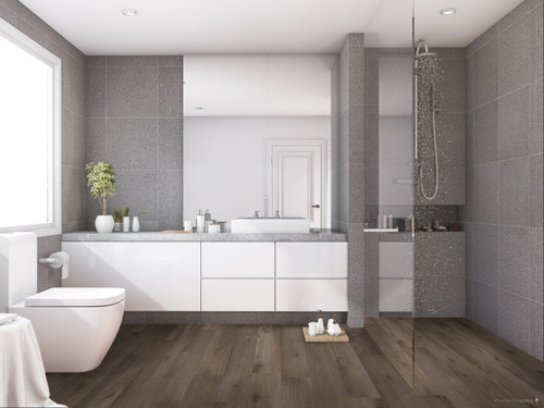 CORELUXE - Hamilton Oak - 8mm 7.8" x 60" Rigid Core Waterproof Flooring with Attached Pad
