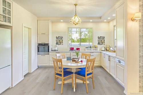 CORELUXE - Siesta Key Oak - 8mm 7.8" x 60" Rigid Core Waterproof Flooring with Attached Pad room