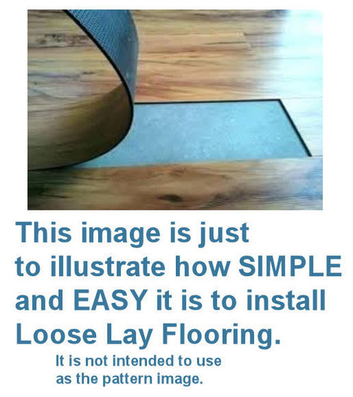Natchez  4.5mm Luxury Vinyl Loose Lay Waterproof Flooring 6" x 48" Libra