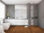 DURAVANA Waterproof Hybrid Flooring - Red Bank Koa - 7.56" x 50.63" - 9mm Thick with Attached Pad REDBANK room