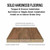Somerset Blue Label Red Oak Natural 5" Wide 3/4" Solid Hardwood Flooring RONB5 - Sample