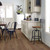 WATERPROOF HARDWOOD - Shaw Floorte Westminster Balanced Hickory 6.5" x Random Lengths Waterproof - Click Together - Engineered Hardwood Flooring with Attached Pad 07086 - Sample
