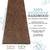 PREMIUM PRODUCT - 100% WATERPROOF HARDWOOD - Shaw Smartcore COREtec - Hawks Crest Hickory - Waterproof Genuine Hardwood - 5" Wide x Random Lengths 05005 - Sample