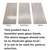 PRICE DROP ALERT - Loose Lay - Monochrome Series - Terra - 9" x 36" 5mm thick - Waterproof LVT -0550 - Sample