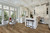 Mohawk QUICK STEP EverTEK™Centoria Tanbridge Hickory 7"x 48" Click Together Engineered Hardwood Flooring 39470-01 - Sample