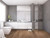 CORELUXE - Providence Oak - 8mm 7.8" x 60" Rigid Core Waterproof Flooring with Attached Pad room