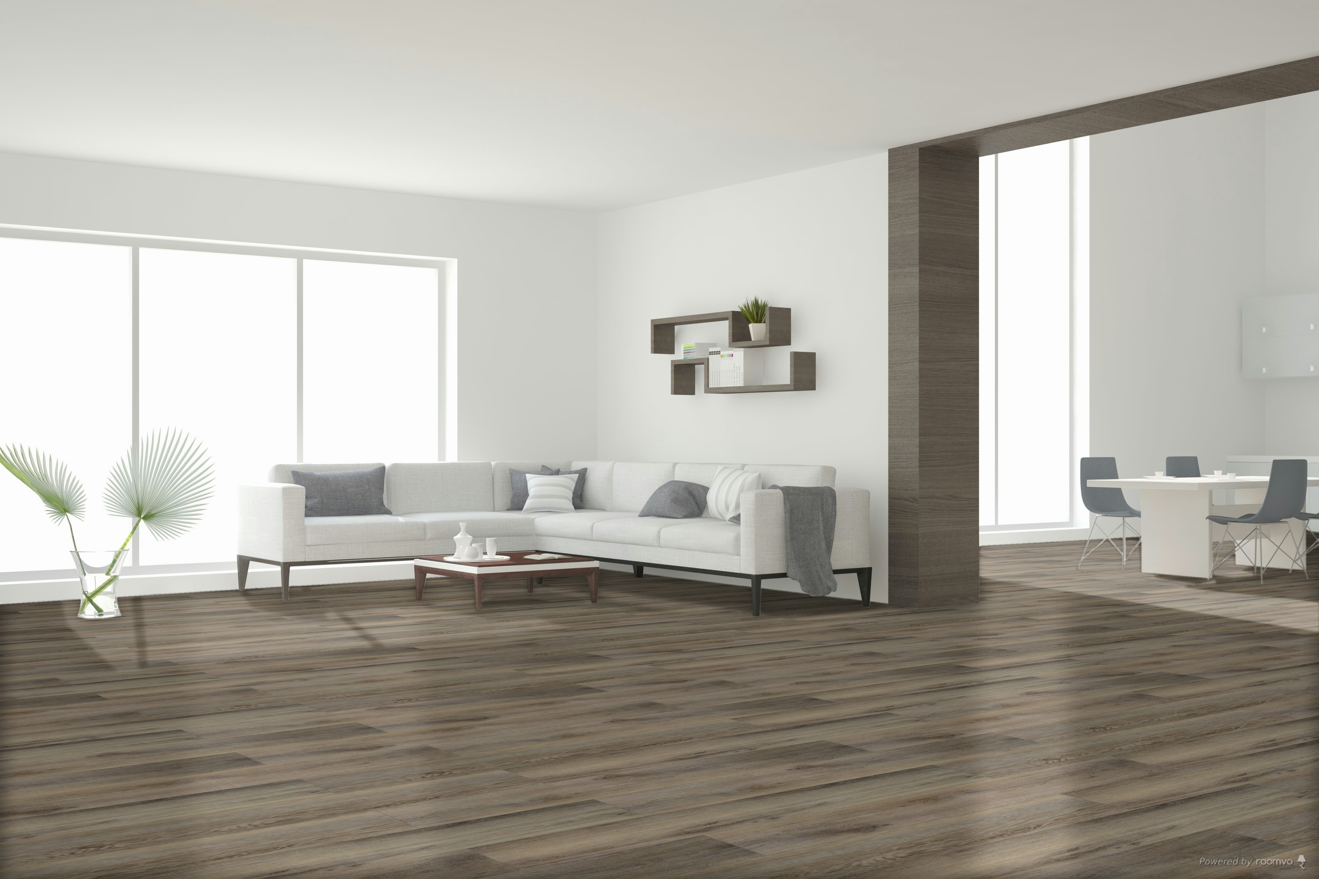 New World II Enhanced EIR New Jersey 9" x 60" Waterproof Luxury Vinyl Rigid Plank Flooring with Attached Pad - AC6NJ room
