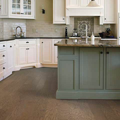Mohawk Water Resistant  Wirebrushed Water Resistant Engineered Hardwood Riverton Oak Click Together Flooring
