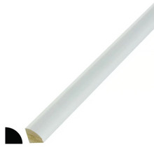 SOLD BY THE LOT OF 50 PIECES - White Primed Shoe Mold-Quarter Round 1/2" x 3/4" x 8 foot Lengths $2.96 per piece