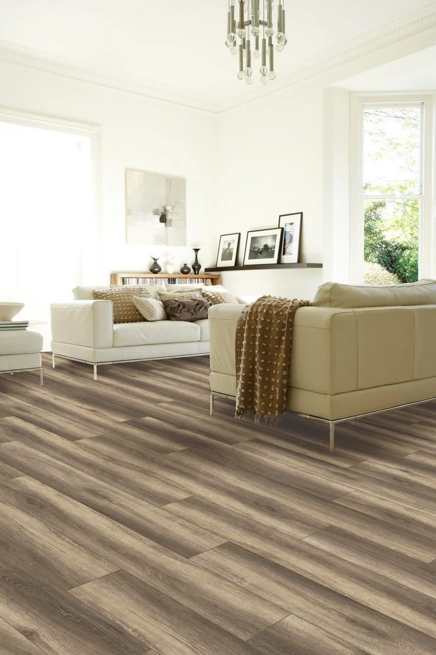 PREMIUM PRODUCT - Sheridan Plank - London Bistro - 7"x48" Luxury Vinyl Loose Lay Waterproof Flooring 826 SQFT Price : 2.59 room
