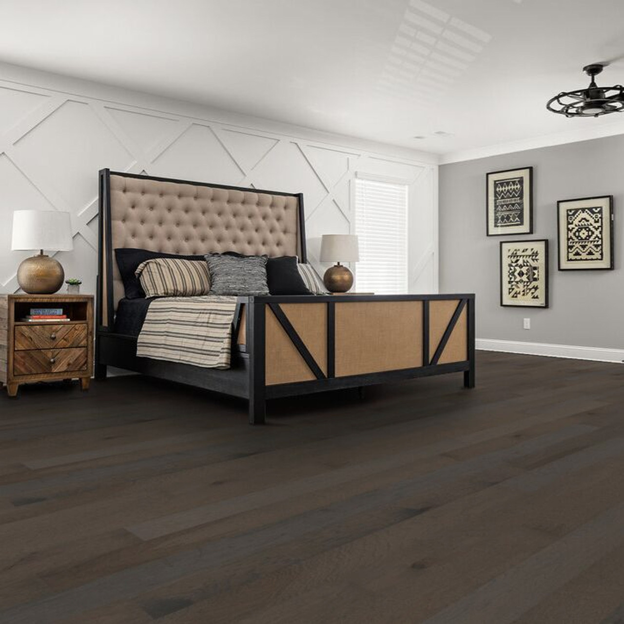 BIG SAVINGS - Shaw Piedmont Hickory Dogwood - 6.38" Wide - Smooth Engineered Hickory Hardwood 05081 SQFT Price : 2.99 room